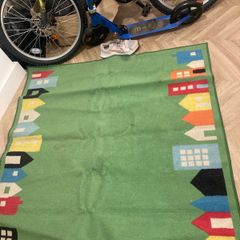 IKEA kids play rug large square