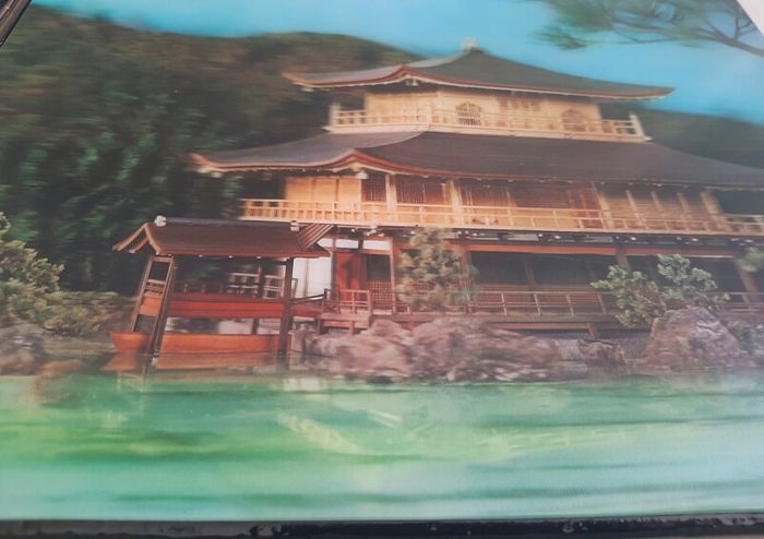 large musical photo alumb Japanese wooden