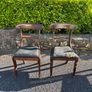vintage solid wood chairs Image 2