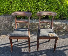 vintage solid wood chairs
