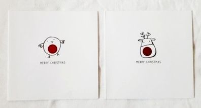 Christmas Cards with Envelope (pack of 10)