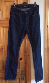 Jack Wills Mens Dark blue denim slim leg jeans W 32 L 32 includes postage