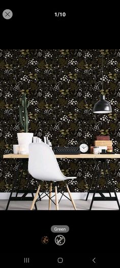 wallpaper sticker floral woodland