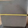 2 x Two seater dark grey couch and footstool - excellent condition Image 8