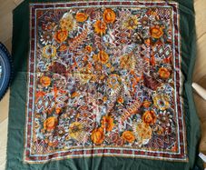 Monique Martin vintage large scarf