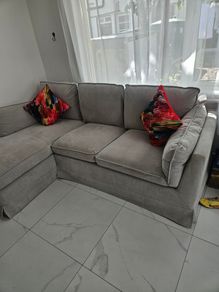 L-shaped sofa