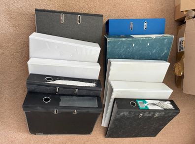 Used folders x 10