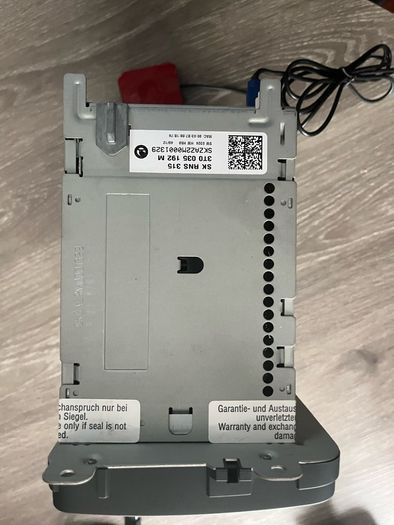 Skoda RNS 315 navigation/radio unit.