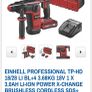New 18v cordless sds + 4amh battery Image 3