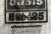 OASIS Reunion Concert World Tour Live 2025 Official Merch Plastic Shopping Bag