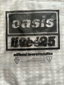 OASIS Reunion Concert World Tour Live 2025 Official Merch Plastic Shopping Bag