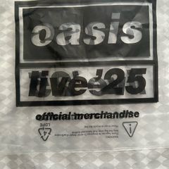 OASIS Reunion Concert World Tour Live 2025 Official Merch Plastic Shopping Bag