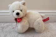 Pia Pia Club by Heinrich Bauer Germany white Bear Plush approx. 19 cm. Used Please see photos