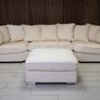 Easton Scatterback U Shape Fabric Sofa Image 6