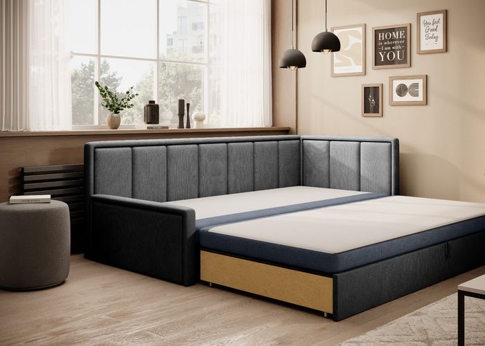 Sofa bed Fuelgo solution for unexpected guests . Big sleeping space