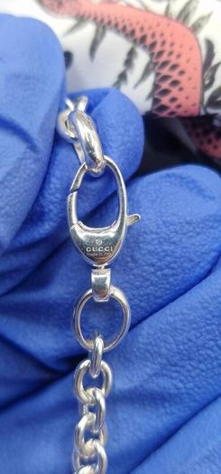 Gucci sterling silver necklace