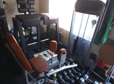 Hip adductor/abductor machine