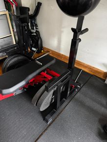 Weights Rack, Bench, Weights & Barbell