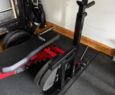 Weights Rack, Bench, Weights & Barbell