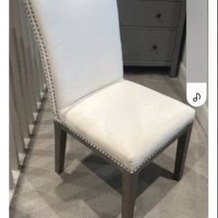 Single fabric and stud chair . FINAL REDUCTION
