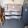 Reduced to SELL French style Antique Writing bureau , with lovely bow legs.. Image 3