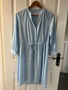 As new Selected Femme Tie Waist Shirt Dress - Size 36