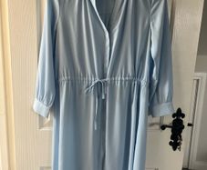 As new Selected Femme Tie Waist Shirt Dress - Size 36