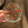 handcrafted resin coaster Image 9