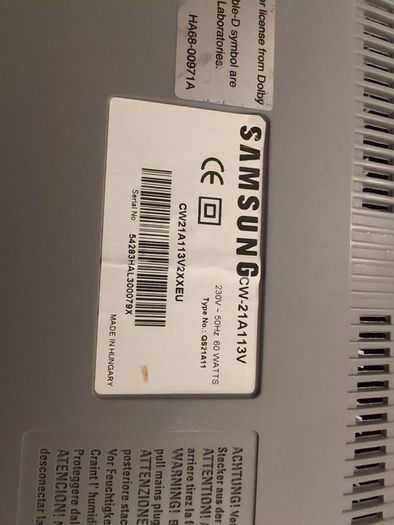 Samsung 21" CRT