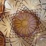 Vintage Amber Pressed Glass Bowls.Price drop Image 7