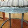 French rustic-style high chair/counter chair Image 5