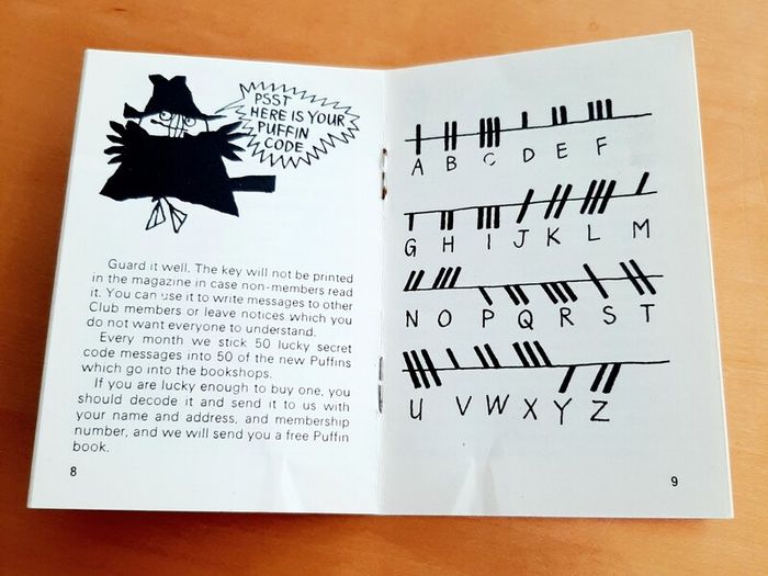 Puffin Club membership book