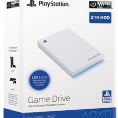 Game Drive for PS4/PS5 2TB, External HDD, USB 3.0, Officially Licensed, Blue LED, incl 2 weeks Playstation+ (STLV2000202)