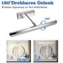 Brand New Bathroom Mirror LED Light 9W Adjustable Angle - Image 2