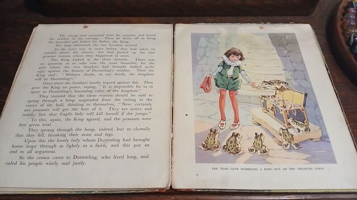 Very Rare 1950's Grimms Fairy Stories Juvenile Peoductions Ltd London