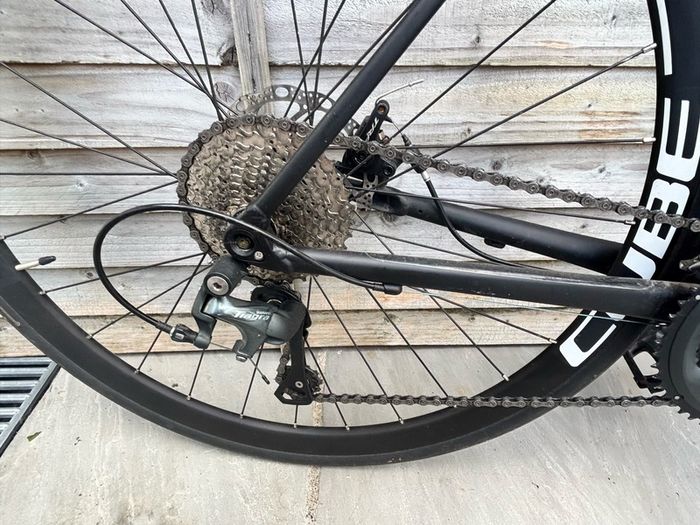 Cube Attain Race Road Bike Black/White 58cm
