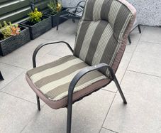 Garden chairs and cushions