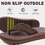 Brand New Men's Flip Flops with Arch Support Comfortable Mesh Sandals Image 4
