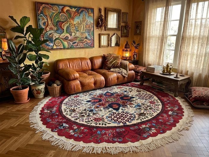 Stunningly Extra Large 2.7m/ 9ft Oriental Rug