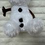 Disney Frozen Glitter Olaf Plush Used PLease see pictures Image 4