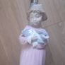 Vintage Zaphir Rosita And Her Rabbit Porcelain Lamp Image 4
