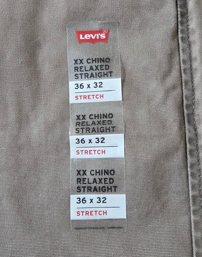 NEW Levis XX Chinos Relaxed Straight
