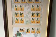 Irish Soccer Heroes - Official An Post Framed Stamp Set 2002