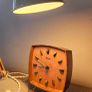 Kienzle wooden tripod clock vintage mid century Image 7