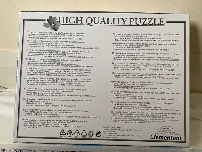 Clementoni Disney Frozen 1000 Piece Puzzle