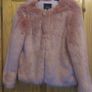 Bershka pink faux fur jacket (free postage) Image 5