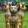 Egyptian bastet side table Image 2