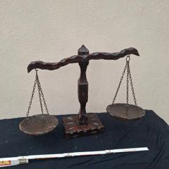 Large vintage wood scale postage possible