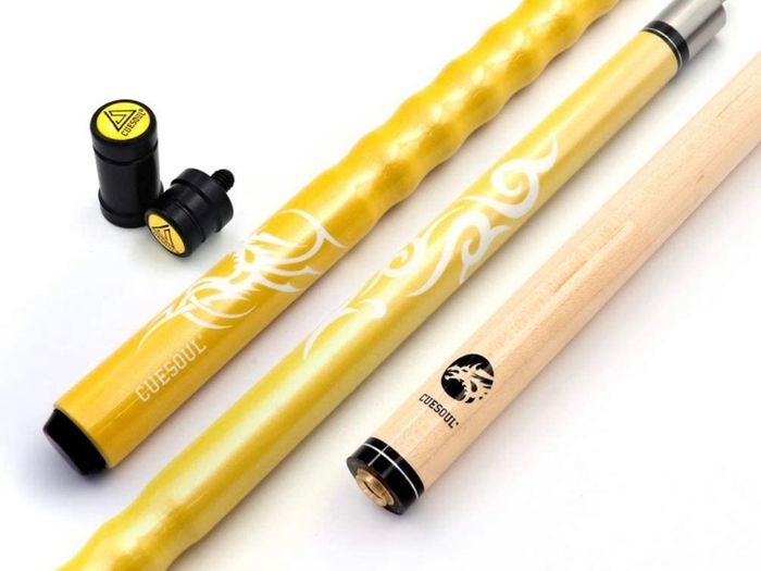 58" 21oz Maple Pool Cue Stick 13mm tips, Very Nice Grip, with Joint Protector/Shaft Protector MULTIPLE COLOURS AVAILABLE (FREE POSTAGE)