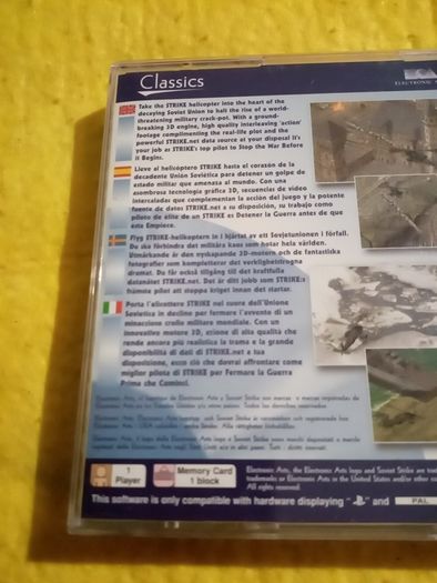 Soviet Strike PlayStation 1 Ps1 PlayStation 2 ps2 games Original
